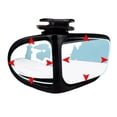 thumbnail image 3 of 1 Pair Side Mirror Blind Spot Wide Angle Mirror Reversing Mirror Rear View Mirror Car Exterior Wing Mirror, 3 of 7