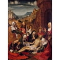 thumbnail image 3 of da San Leocadio, Paolo 11x14 Black Modern Framed Museum Art Print Titled - Mourning over the Dead Body of Christ, 3 of 5