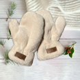 thumbnail image 1 of Guantes de mujer Fernando Calentador de manos suave informal para clima frío Beige, 1 of 8