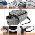 thumbnail image 1 of Insulated Trunk Cooler Bag Cycle Bicycle Rear Rack Storage Luggage Bag Reflective MTB Bike Pannier Bag Shoulder Bag, 1 of 5
