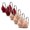 Rose Gold, variant on LYEAA 5PC Full Coverage Bras for Women Plus Size Wireless Push Up Bras Lightweight Seamless Comfortable Sport Bras