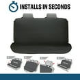 thumbnail image 4 of 2Air Odor Eliminating Polyester Rear Bench Car Seat Cover Black, 3801809, 4 of 12