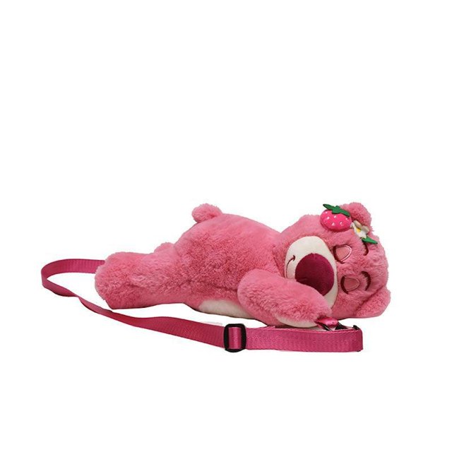 Bandolera Sleeping Strawberry Bear para niños
