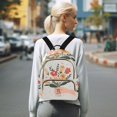 thumbnail image 7 of FORMRS Mini Backpack Purse for Women Travel Daypack Casual Shoulder Bag, Yellow Cute Flower, 7 of 7