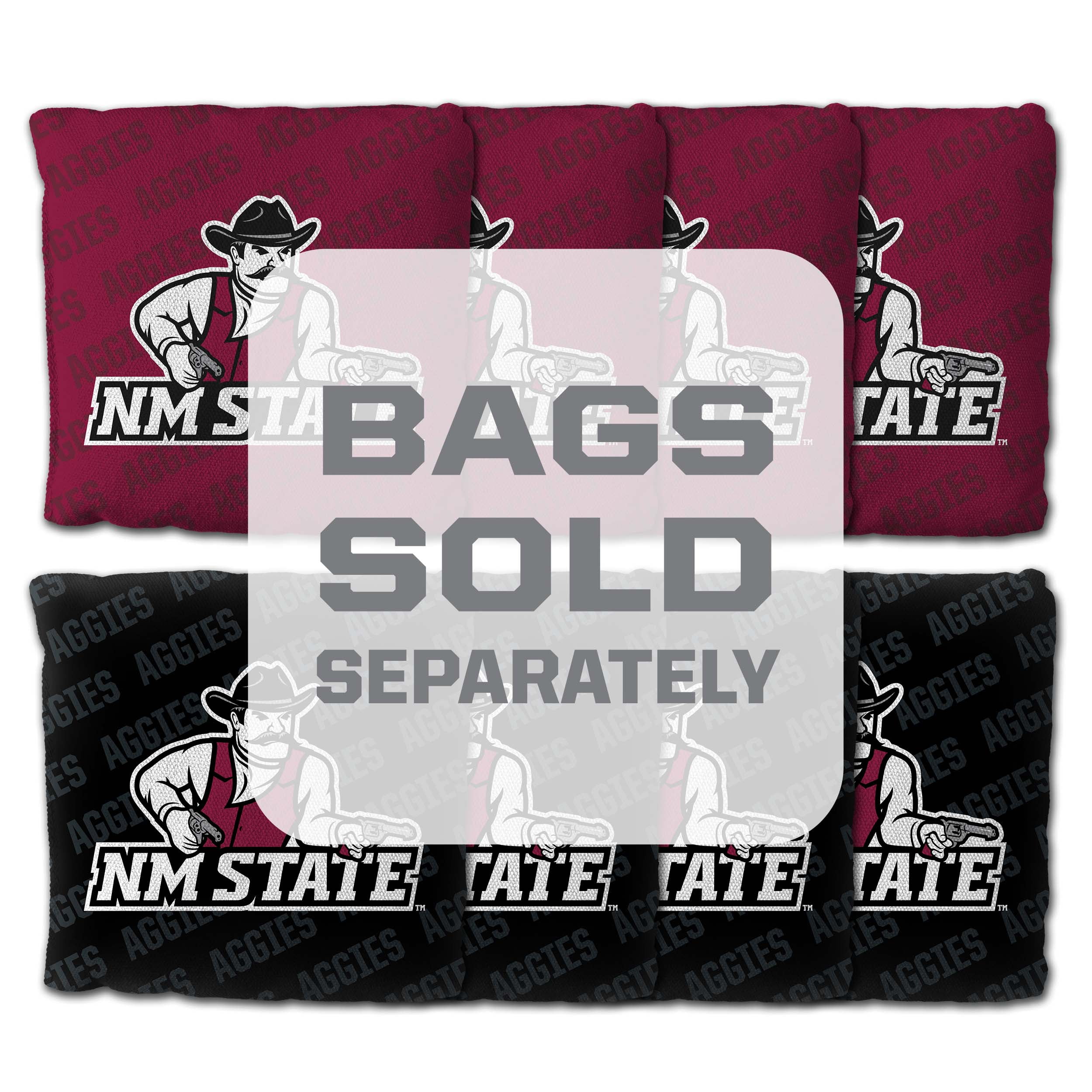 YouTheFan NCAA New Mexico State Aggies 2' x 4' Cornhole Game No Bags