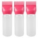 thumbnail image 1 of Botella aplicadora de tinte para el cabello con peine de raíces, 3 unidades, para uso en salón, para teñir el cabello y aplicar aceite. Botella para teñir el cabello para todo tipo de cabello., 1 of 8