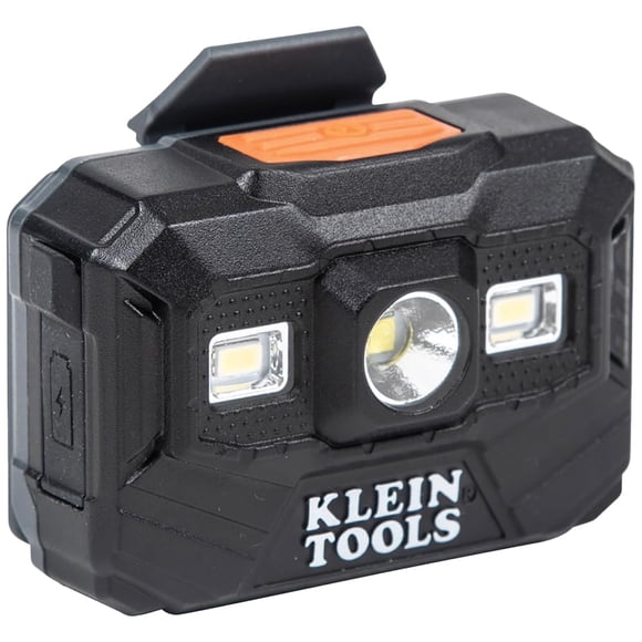 Klein Tools 56062 Lampe Frontale/lampe de Travail à DEL Rechargeable pour Casques Rigides Klein, 300 Lumens, Autonomie d'Une Journée, 3 Modes, pour le Travail