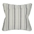 thumbnail image 2 of Gray Herringbone Stripe Recycled Cotton Pillow Cover 18x18 (Set of 2), 2 of 3
