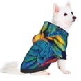 thumbnail image 2 of Balery Vibrant Rainbow Parrot Fantasy Sudadera con Capucha para Perros Pequeños – Ropa para Mascotas, Disfraz para Perros y Gatos, Ideal para Fiestas y Cosplay-Large, 2 of 7