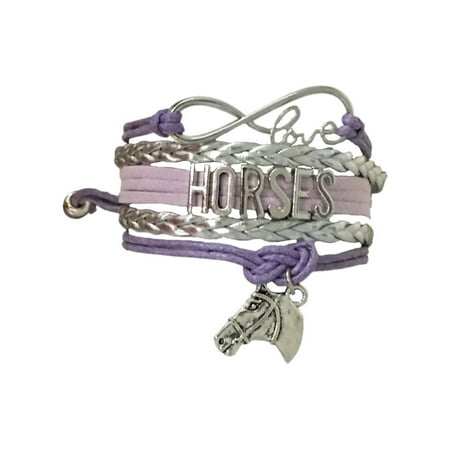 Girls Horse Charm Bracelet, Horse Lovers Equestrian Jewelry- Perfect Gift For Women and