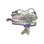 Girls Horse Charm Bracelet, Horse Lovers Equestrian Jewelry- Perfect Gift For Women and Girls
