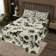 thumbnail image 2 of Erosebridal Cartoon Bat Coverlet Set King, Halloween Bedding Set, Boho Botanical Decor 3 Pieces, 2 of 5