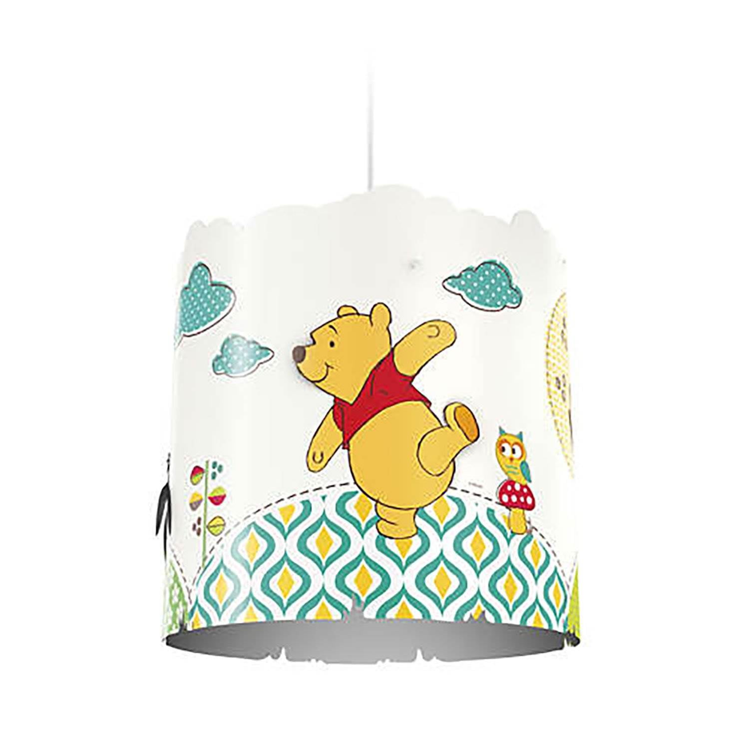 Philips Disney Winnie the Pooh Children's Ceiling Pendant Lightshade Multi-Colo 