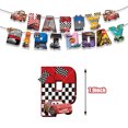 thumbnail image 3 of Nuevos globos de cumpleaños de Disney Cars, decoración de fiesta de dibujos animados de Lightning Mcqueen, servilletas de papel, platos, vasos, suministros para baby shower para niños, 3 of 5
