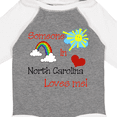 thumbnail image 4 of Inktastic Someone in North Carolina Loves Me Boys or Girls Long Sleeve Baby Bodysuit, 4 of 5