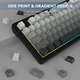 thumbnail image 5 of ATTACK SHARK M87PRO TKL Wireless Mechanical Gaming Keyboard, BT5.0/2.4G/USB-C Wired Hot Swap RGB Keyboard 80% US Layout, Linear White Switches Gradient Side Print PBT Keycap for PC Mac, 5 of 10