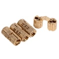 thumbnail image 2 of Charnière Dissimulée, 4pcs/pack Porte d'Armoire en Cuivre Charnière Dissimulée Charnière Invisible Testée Professionnellement, 2 of 2