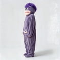 thumbnail image 3 of Funny Big‑Mouth Monster Adult Onesie Pajamas, Coral Fleece One‑Piece Cartoon Cosplay Costume Loungewear Party, 3 of 5