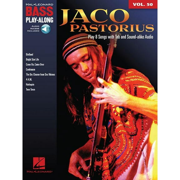 Jaco Pastorius Bass Play-Along Volume 50 Book/Online Audio (Paperback)