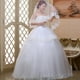 thumbnail image 5 of Velo de novia largo de encaje, gasa, lentejuelas, encaje blanco, accesorios de boda (blanco roto), 5 of 5