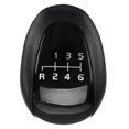 thumbnail image 1 of Pomo de engranaje negro universal para coche 6 para CRAFTER I 2E 2F 2006-2011, 1 of 8