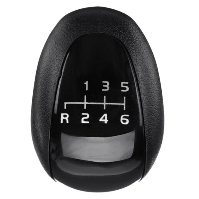 Pomo de engranaje negro universal para coche 6 para CRAFTER I 2E 2F 2006-2011