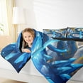 thumbnail image 4 of Homewish Animal Blue Dragon Boy 2pcs Bedding Comforter Set,Abstract Lightsaber Twin Comforter Sets,Magical Wildlife Breathable Bedding Set,Luxury Bedroom Decor,Reversible, 4 of 8