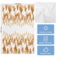 thumbnail image 5 of Burnt Orange Forest Kitchen Towels Set of 4, Water Absorbent Dish Towel, Contemporary Silhouette Abstract Art Decorative Hand Towels - Quick Drying Cloth for Cooking Baking, 18x28 Inch, 5 of 8