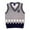 Gray, variant on Boys Sweater Vest Casual V Neck Sleeveless Pullover Knit School Waistcoat Uniform Casual Outfits 1-8Y