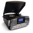 thumbnail image 1 of Tocadiscos Trexonic Retro Bluetooth con Reproductor de CD y 3 Velocidades, 1 of 8