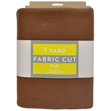 Pre-Cut Felt 72" x 36" Walnut Fabric, 1 Each