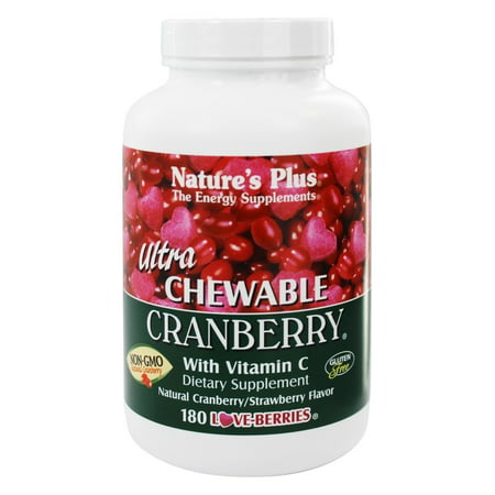 Nature's Plus - Ultra Chewable Cranberry - 180 Chewable