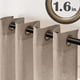 thumbnail image 5 of Cortinas jinchan lino topo 160x160 cm filtrado de luz 2 piezas, 5 of 7