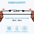 thumbnail image 4 of FrostHike 9 Pack Bungee Cords with Hooks, Heavy Duty 18 Inch Bungee Ropes Straps for Bikes Car Caravan Trunks Camping RVs and Sports Equipment etc, 4 of 5