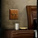 thumbnail image 4 of Panel de interruptor de palanca antiguo, interruptor de luz de pared, interruptor de luz , negro para el hogar, dormitorio, baño, doble abierto Gloria Panel de interruptores, 4 of 9
