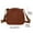 Brown, variant on Wooowa Women's Corduroy Crossbody Bag - Large-Capacity Shell-Shaped Shoulder Bag for Commute