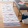 thumbnail image 2 of SAFAVIEH Montauk Earleen Diamond Runner Rug, Ivory/Black, 2'3" x 9', 2 of 8