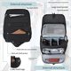 thumbnail image 2 of Bolsa de Almacenamiento para Cámara SLR, Bolso de Hombro para Cámara, Mensajero de Almacenamiento, Bolsa Impermeable Ligera Independiente, 2 of 5