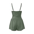 thumbnail image 6 of MuXiKeJi Clothes Womens Swim Rompers with Built in Bra 1 Piece V Neck Tummy Control Bathing Suit Modest Full Coverage Swimsuits, 6 of 9