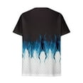 thumbnail image 4 of Xuyuer Womens T Shirt Casual Short Sleeve V-Neck Graphic T-Shirt Tops Tees Summer Dressy Casual Tops Pleated FrontVintage Shirt for Women Graphic Tee Casual Cottagecore Summer T Shirt, 4 of 6