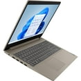 thumbnail image 2 of Lenovo IdeaPad 3 15ITL05, 15.6\" HD, Touchscreen, Intel Core i3-1115G4, Intel UHD Graphics, 8GB RAM, 256GB SSD, Almond, Windows 10 Home in S mode, 81X800ECUS, 2 of 5
