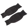 thumbnail image 1 of 1 Pair Breathable Wool Winter Knee Warmer Unisex Thicken Elastic Knee Brace Knee Pad Knees Sleeves (Black, Random Color of Inner), 1 of 7
