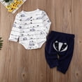 thumbnail image 3 of One opening US Newborn Baby Boy Girl 0-18M Fox print Tops Romper Long Pants Autumn Outfits Clothes, 3 of 6