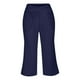 thumbnail image 5 of WILLBEST Pantalones Casuales de Mujer para Uso Diario, Yoga y Primavera/Verano: Estilo Cropped de Cintura Alta para Cualquier Actividad. Extra Grande, 5 of 6