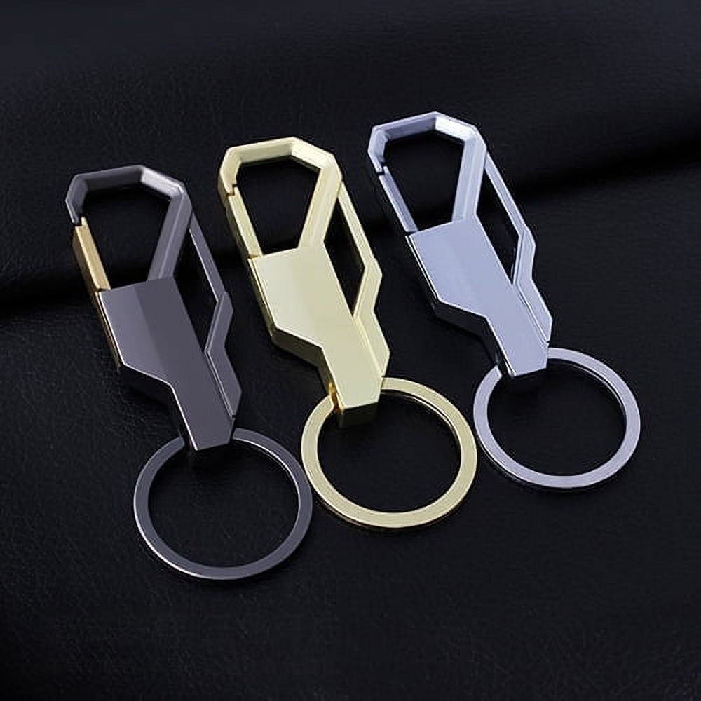Simple Design Durable Zinc Alloy Car Key Ring Chain Men's Business