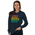 thumbnail image 4 of Funny Busy Mom Mothers Day Present Women Plus Size Long Sleeve Graphic Tee Brisco Brands 2X, 4 of 5