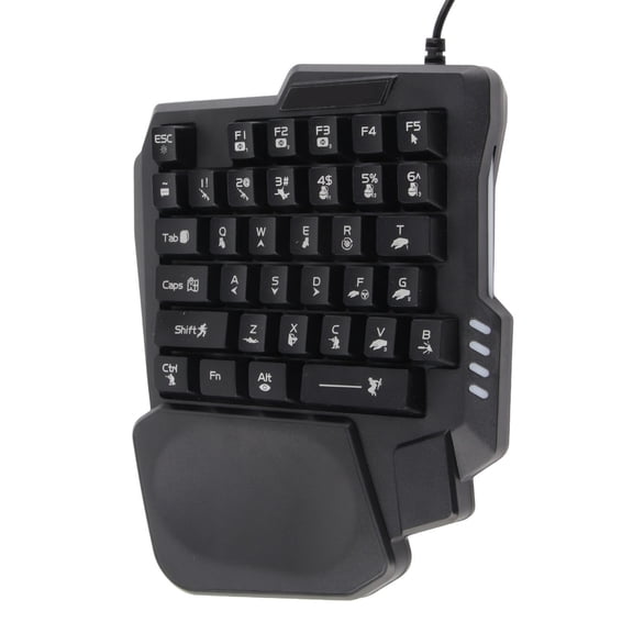 Mechanical Keyboard 35 Keys Gaming Keyboard, One Handed Gaming Keyboard 35 Keys for Computer for Mobile Games