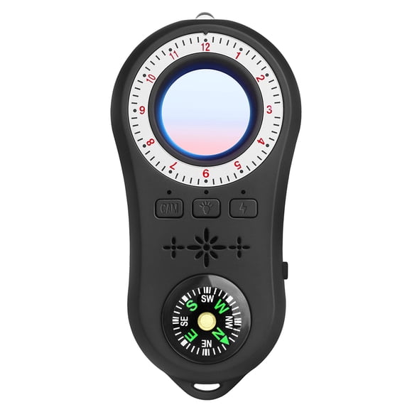 Rastreador de cámara portátil, Detector infrarrojo, localizador anticámara recargable para Hotel de oficina, detección de detección de alta Analizadores y rastreadores de circuitos Negro Speravity TO009751-02B