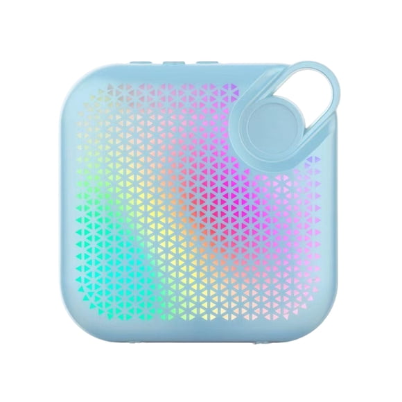 Langgg Bluetooth Speaker For Sound And Colorful Lighting Effects 3D Sound blue