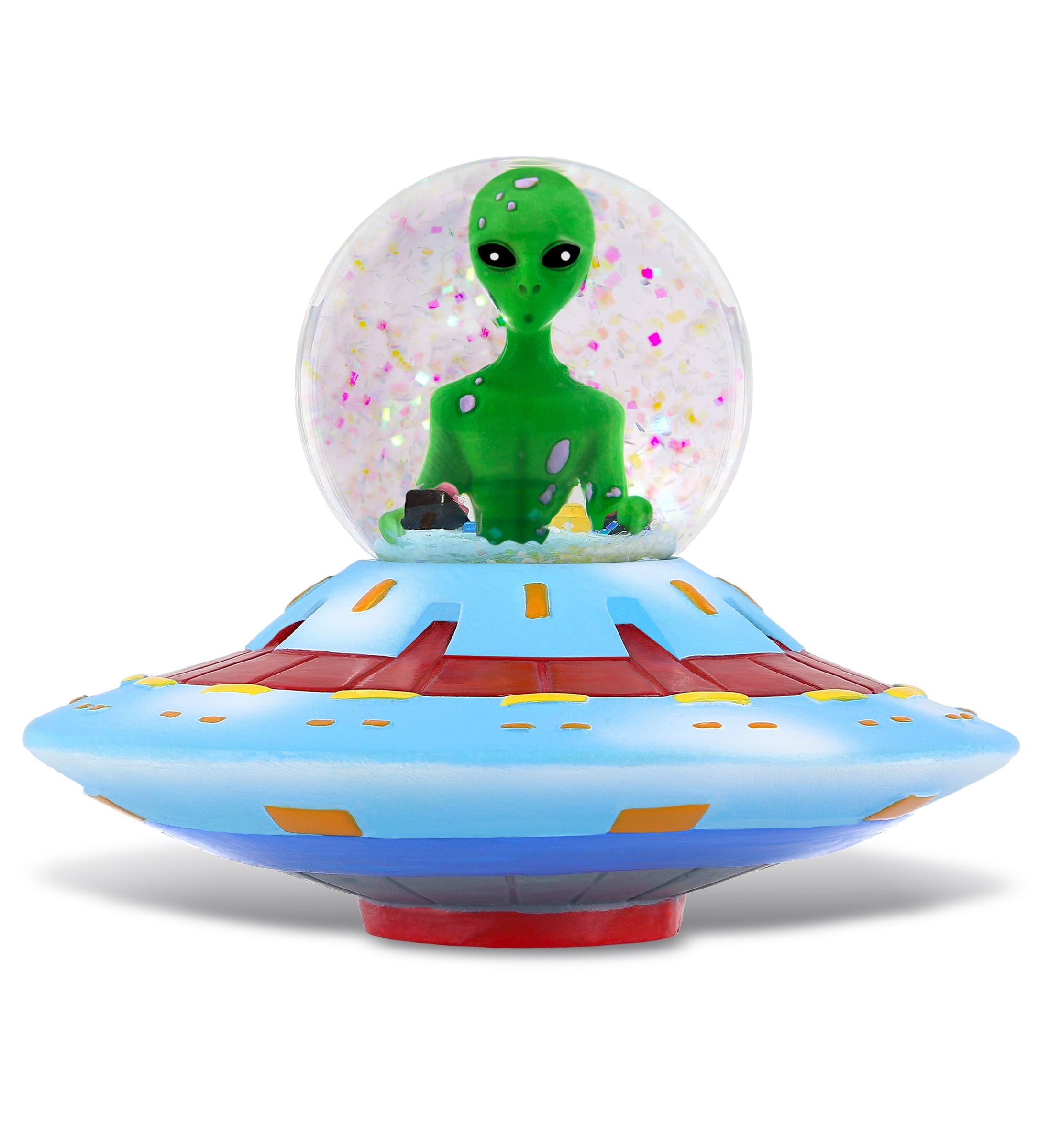 CoTa Global Cactus Snow Globe - 45mm Rainbow Glitter Water Globe Figurine For Home Decor